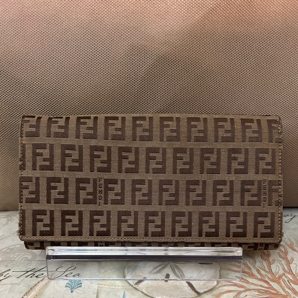 Fendi Zucchino Long Wallet